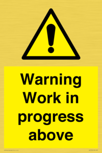 Warning Work in progress above